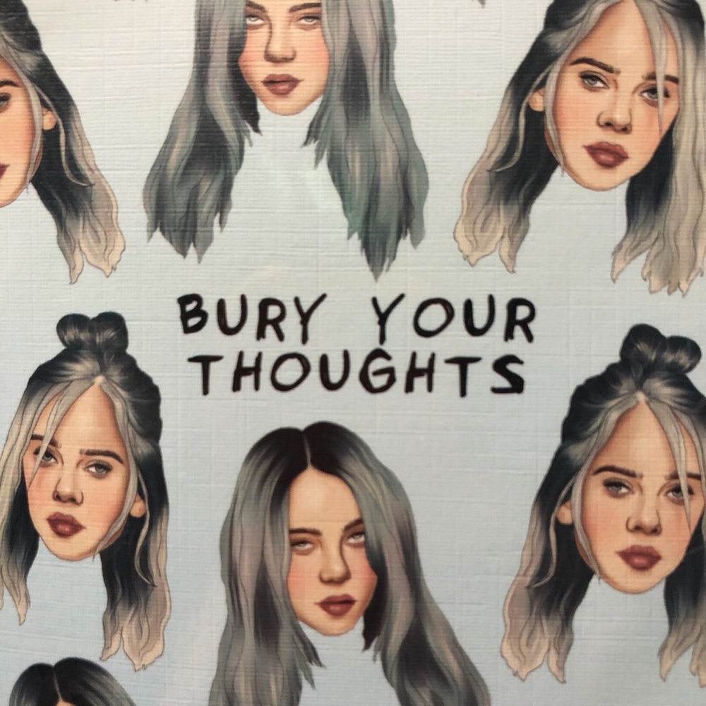 • billie eilish “bury your thoughts” journal •